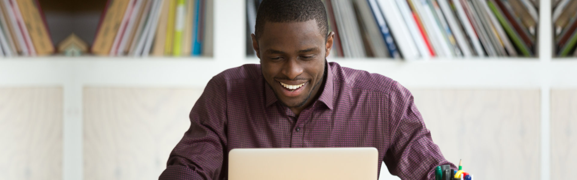 adult guy smiling